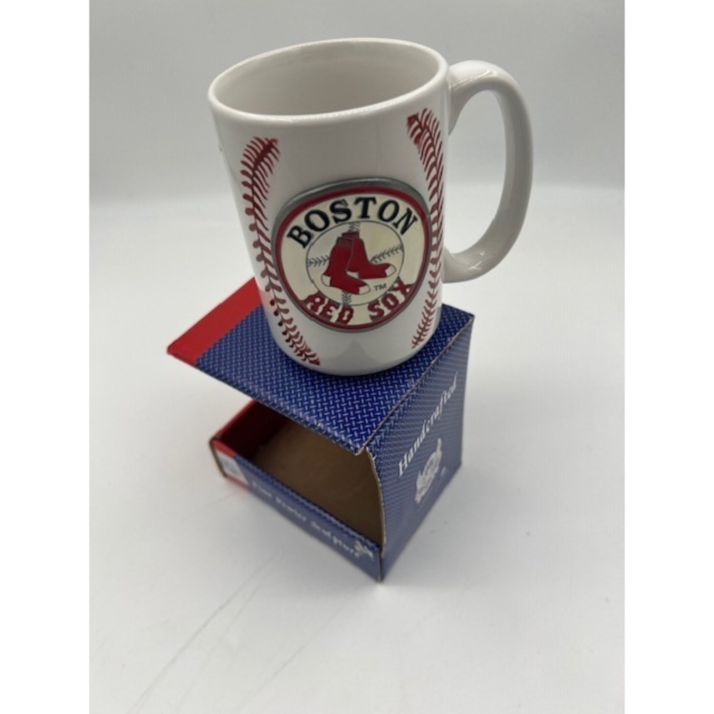 Great American Products Boston Red Sox Mug Unisex OS White Good Pewter Emblem